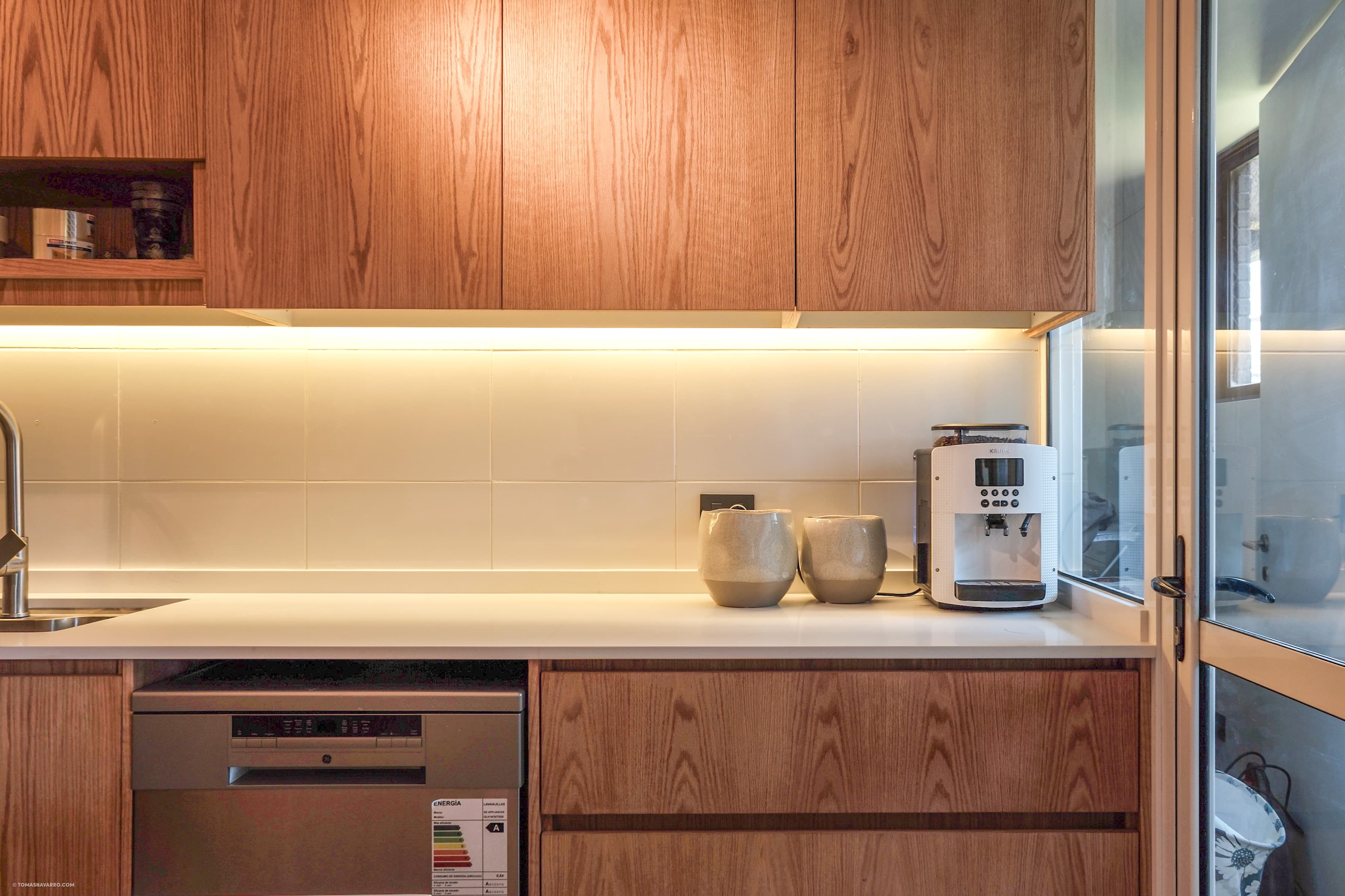Cocina a medida construida por Kurantu en Ñuñoa, Santiago